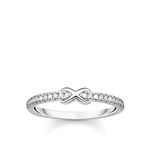 Thomas Sabo Women Ring Infinity with White Stones Silver 925 Sterling Silver TR2322-051-14