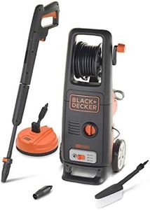 BLACK+DECKER Idropulitrice ad Alta Pressione BXPW1800XE con Patio Cleaner e Spazzola Fissa (1800 W, 135 bar, 440 l/h)