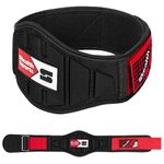 Stealth Sports Weight Lifting Belt – 6.5” Back Support Padded Workout Belt Auto Lock Buckle – Neoprene Gym Belt Men Women – Fitness Bodybuilding Training Deadlift Squats Weightlifting Belt(XL)