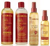 Crème Of Nature Argan Oil (SET OF 4) Sulphate Free Shampoo, 354ml| Intensive Conditioner, 354ml| Leave in Condtioner, 250ml| Anti Humidity Shine Mist, 119ml