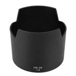 Oumij Camera Lens Hood Replaced for Nikon, HB-38 Camera Mount Lens Hood for Nikon AF-S Micro 105mm f/ 2.8G IF-ED VR Lens, Plastic Mount Lens Hood