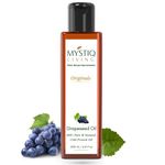 Mystiq Living Grapeseed Oil for Hair and Skin, Glowing Skin, Acne, Pimple - 200 ML | Cold Pressed, 100% Pure & Natural