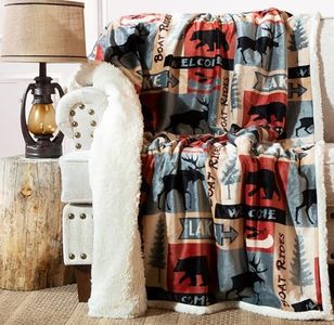 Carstens, INC Throw Blanket, JP707, Blue, 54" x 68"