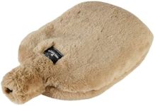 Warmies Microwavable Heat Pad, Microwavable Wheat Bag Bottle with French Dried Lavender, Wheat Bags Microwavable, Latte Colour