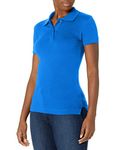 Lee Uniforms Juniors' Stretch Pique Polo Shirt, Royal Blue, X-Large