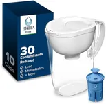 Brita Water Pitcher, Everyday Elite Filter, Removes 99% of Lead, Includes 1 Filter, 10-Cup Capacity, White