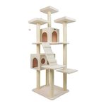 Armarkat Classic Cat Tree Model B7701, 77-Inch, Ivory