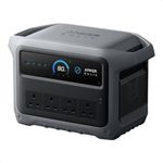 Anker SOLIX C1000 Gen 2 Portable Power Station, 2,000W (Peak 3,000W) Solar Generator, Full Charge in 49 Min, 1,024Wh LiFePO4 Battery for Home Backup, Power Outages, and Camping