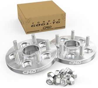 Customadeonly Forged 5x100 to 5x114.3 Wheel Adapters 15mm Hubcentric – Converts 57.1mm Hub to 56.1mm Wheel Bore – M12x1.5 Studs – Compatible with Dodge Chevy 5x100 to 5x4.5 Wheels (2pcs)