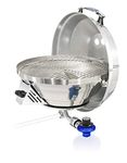 Magma Products, A10-207-3 Marine Kettle 3, Combination Stove & Gas Grill, Propane Portable Oven, Original Size 15" Stainless Steel