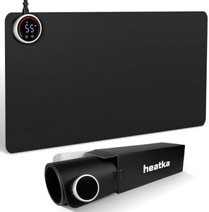 Heatka Desktop Hand Warmer & Heated Desk Pad for Cold Hands At Work
