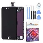 Quality Cellular Black iPhone 6 (4.7") LCD Screen Display Assembly Replacement with Tool Kit for Old, Broken, Cracked, Damaged Screens