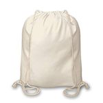 D&H CLOTHING UK Pack of 10 Premuim Plain Natural Cotton Shopping School Bags Rucksacks Drawstring School Gym PE Book P E Eco Friendly Shoppers