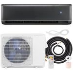 DORTALA 24000 BTU Mini Split Air Conditioner & Heater, 21 SEER2 208-230V Pre-Charged Inverter Heat Pump System, Wall Mounted Ductless AC Unit with Remote, Works with Alexa, Googlehome