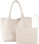 Woven Tote Bag for Women with Small