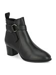 Delize Womens Black Ankle Boots 62201-36