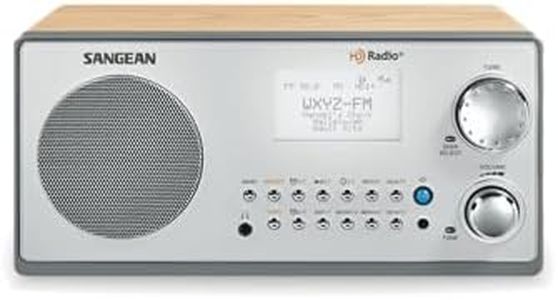 Sangean HDR-18 HD Radio/FM-Stereo/AM Wooden Cabinet Table Top Radio