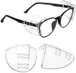 UNCO- Safety Side Shields for Glasses, 2/4/6/10 pcs, Safety Glasses Side Shields for Eyeglasses