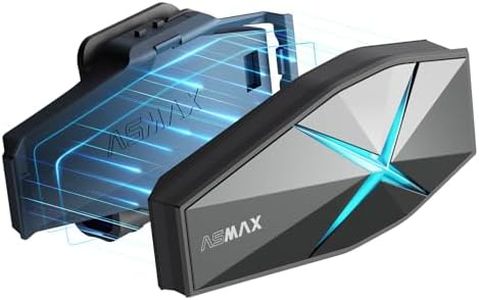 ASMAX F1 Motorcycle Bluetooth Headset with Hi-Fi Speakers for ATV/Snowmobile/Ski, 10 Riders Mesh Helmet Communication Systems with FM Radio, AI Voice Control Motorcycle Intercom with Fast Charging