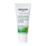 Weleda Plant Gel Toothpaste, Fluoride Free, Sensitive Teeth, Antibacterial, SLS Free, Certified Natural, Organic, Vegan, Mint Flavour, 75ml