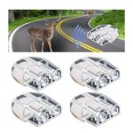 JOYCOURT Deer Whistles for Car, Deer Warning Repellent Devices with Vehicles, Deer Repellent Devices Animal Alert Horn for Cars, Deer Whistles Warning Devices for Cars