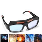 Yarr Store Black Solar Auto Darkening Welding Goggle Safety Protective Glasses Mask Helmet - 1 Pair