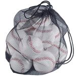 Tebery 12 Pack Standard Size Soft Baseballs, Official League Individual Baseball, Unmarked & Soft for Bating Practice