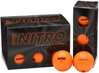 Nitro NMD12OBXC Maximum Distance Golf Ball (12-Pack), Orange