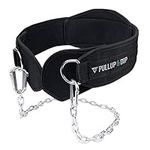 PULLUP & DIP Belt with Chain and 3x