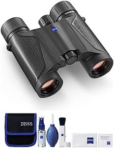 Zeiss Terra ED 8x25, Folding Design, Fast Focusing, Robust and Lightweight Pocket Binoculars (Black) Bundle with Zeiss Lens Cleaning Kit (2 Items)