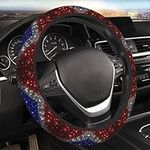 Red White and Blue Sparkle Steering