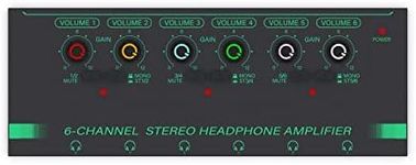 Audio Mixer, 6 Channels Stereo Head