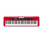 Casio CT-S200 Casiotone 61-Key Portable Keyboard (Red)