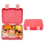 JOYHILL Lunch Box for Kids,Leak Proof Lunch Bento Box with 4-6 Compartment,Lunch Containers BPA-Free Bento Box for Adult Toddler Daycare School Office (L-Pink)