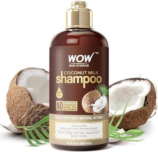 WOW Skin Science Coconut Milk Shampoo, For Hair Fall,Strength,Damage,Thinning - 16.90 fl oz