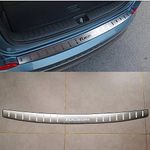 BPQWED Car Stainless Steel Rear Bumper Protector Guard, for Hyundai Tucson 2015-2019 Scuff Anti-Scratch Collision Strip Protector Plate Car Accessories