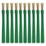 SPI - Pack of 10 Plastic Flux or Glue Brushes - Perfect for Accurate and Mess-Free Application of Adhesives and Fluxes in DIY and Professional Projects - SEL5207