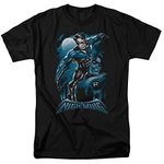 DC Comics Men's Nightwing Logo T-Shirt - Black - S