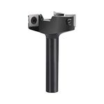 SpeTool 50mm Spoilboard Surfacing Router Bit, 1/2 Inch Shank 3-Flute Insert Carbide Wood Planer Bit for Slab Flattening, Leveling & CNC Woodworking (2 Inch Cutting Diameter)