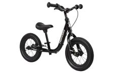 FabricBike Mini 12" - Balance Bike for 18 Months - 4 Years Old Boys Girls. No Pedal Training Bicycle. Ultralight Learning Bike with Adjustable Handlebars and Saddle. (Mini PRO Full Black)