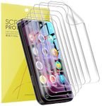 Lamshaw Compatible for TIMMKOO MP3 Player Screen Protector, [6 Pack] Full Coverage TPU Clear Film Compatible for TIMMKOO Q5 / Q3E 4 inches MP3 Player (6 PACK)