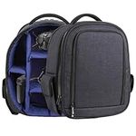 Geekria Drones Backpack Bag Compatible with DJI FPV, Portable Waterproof Shockproof with Shoulder Bag, Suitable for DJI FPV Combo/Phantom 4/Phantom 2/Mavic 3 Pro/Goggles V2 Accessories (Black)