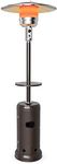 Tangkula 48000 BTU Outdoor Patio Heater, Porch Propane Heater w/Wheels, Shelf Tabletop, Auto Shut Off & Tip-Over Protection, 87-inch Floor Standing Portable Gas Heater for Outdoor Use