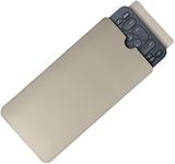 kwmobile Keyboard Sleeve Compatible with Logitech K380 / Magic Keyboard - PU Leather 7.7 x 5.7 inches (19.5 x 14.5 cm) - Grey