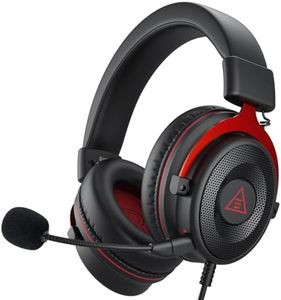 EKSA E900 Gaming Headset with Microphone - PC Headset with Detachable Noise Canceling Mic, 3D Surround Sound, Wired Headphone for PS4, PS5, Xbox, Computer, Laptop, Switch, Handheld (3.5MM Jack)