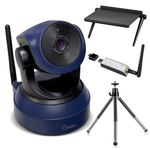 Gsou Wireless Webcam/Wireless Streaming Camera with Tripod, 1080P HD Webcam/USB Plug&Play Webcam, Streaming Camera for Zoom Meeting,Skype,OBS, Adjustable Computer Camera for PC/Mac/Laptop/MacBook