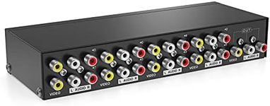 MT-ViKI 8 Way AV RCA Switch, 8 in 1