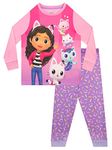 DreamWorks Girls' Pajamas Gabbys Dollhouse 4 Multicolor