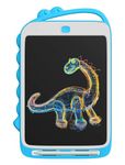 LCD Dinosaur Writing Tablet 12 inch (Blue), Toddler Travel Toys, Toys for 3 4 5 6 7 8 9 Year Old Boy Girl, Toys Doodle Board, Toys Drawing Pad for kids, Kids Toys, Writing Pad