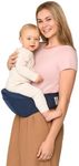 Ergobaby Ergonomic Baby Carrier Hip Seat with Storage, Comfortable Wide Waistbelt and Lumbar Support (17-45 lb) from The Brand Leader in Carriers, Lift Hip Seat, Midnight Blue